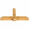 Ekena Millwork Eugene Rough Sawn Timber Gable Bracket, Western Red Cedar, 60"W x 32"H x 6"D x 6"F, 13/12 Pitch GBW060X32X0606EUG00RWR - alternate 2